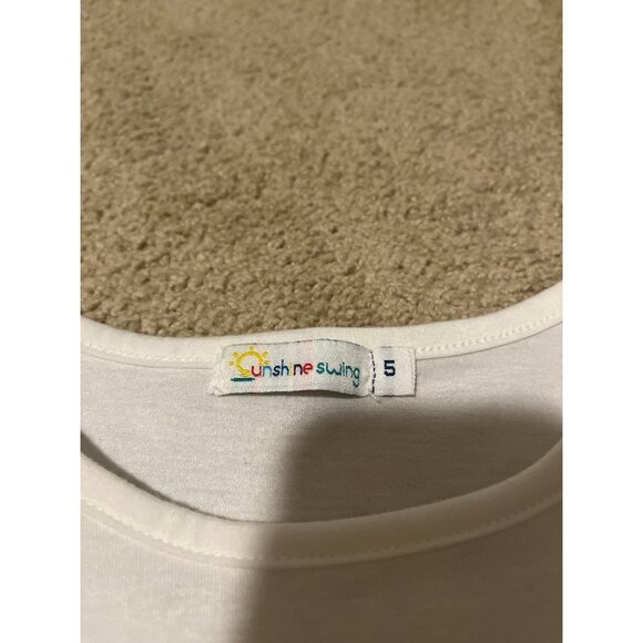 Sunshine Swing Size 5T Heart Patterned Dress - Picture 2 of 5